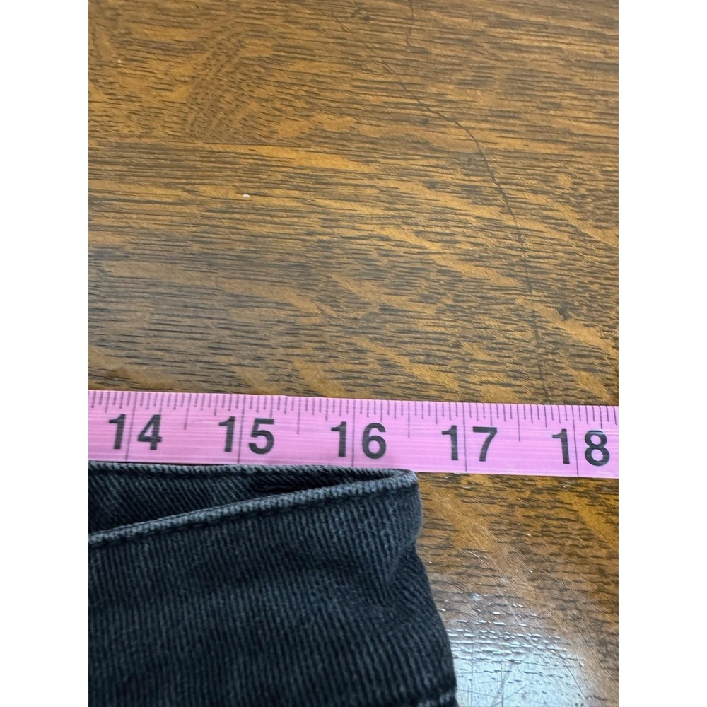 TRIPP NYC Jeans Mens 32x29 Black Denim Skinny Slim Zip Pockets Gothic Punk - Picture 4 of 7